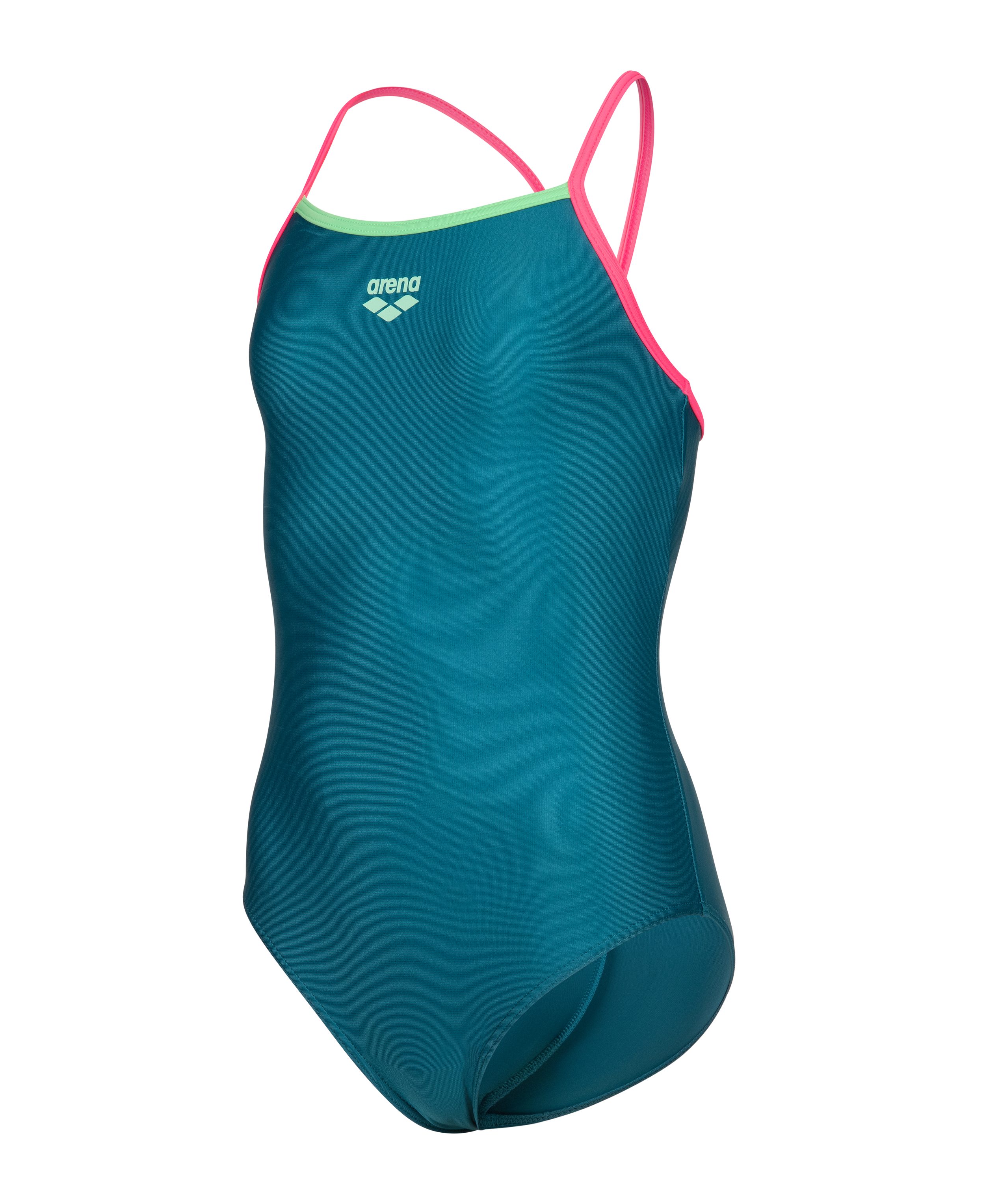 Arena Badeanzug GIRL'S ARENA SWIMSUIT LIGHT DROP SOLID mit sportlichem Design, chlorbeständig, schnelltrocknend