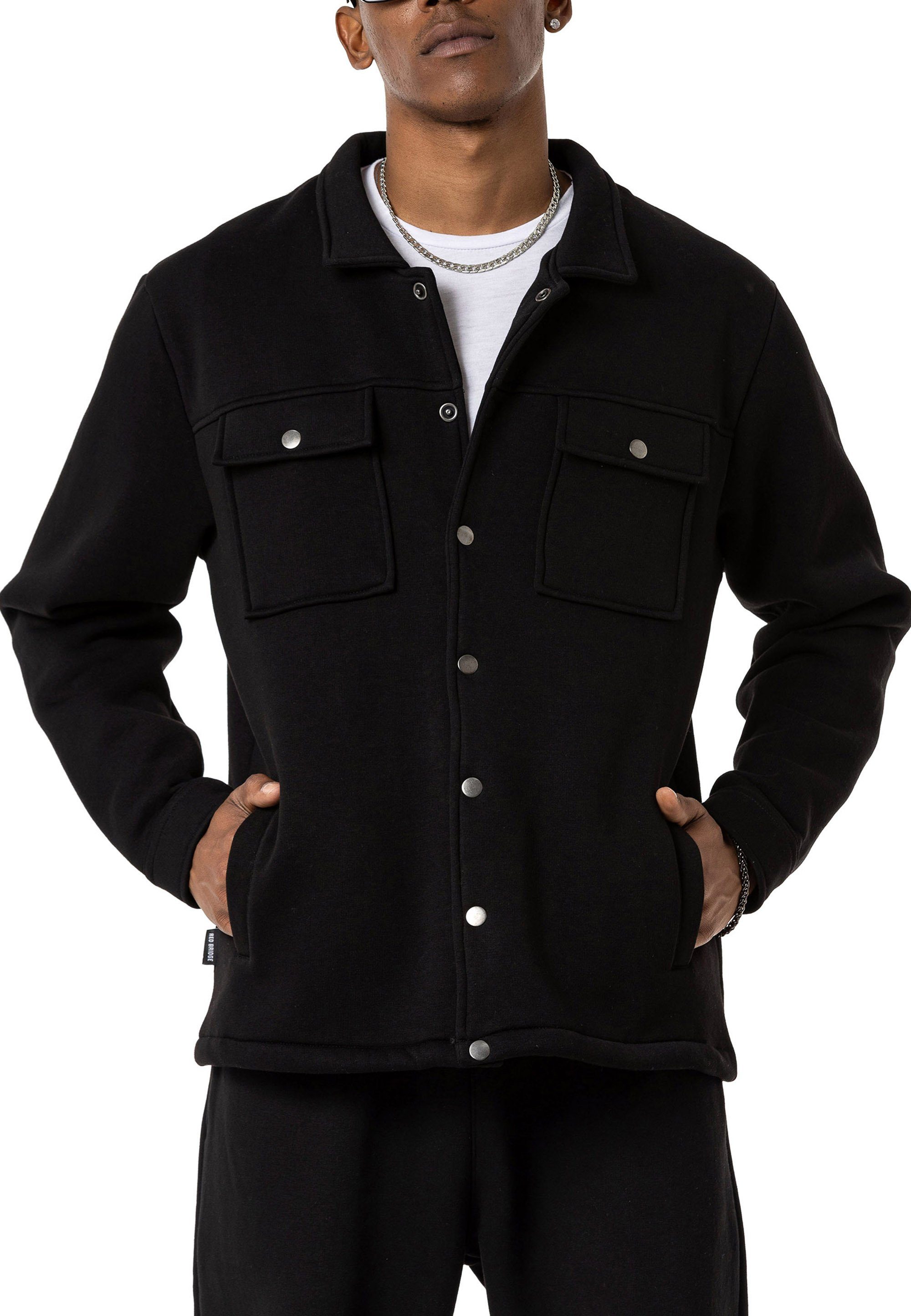 RedBridge Hemdjacke Sweatjacke im Hemd-Look atmungsaktiv, günstig online kaufen