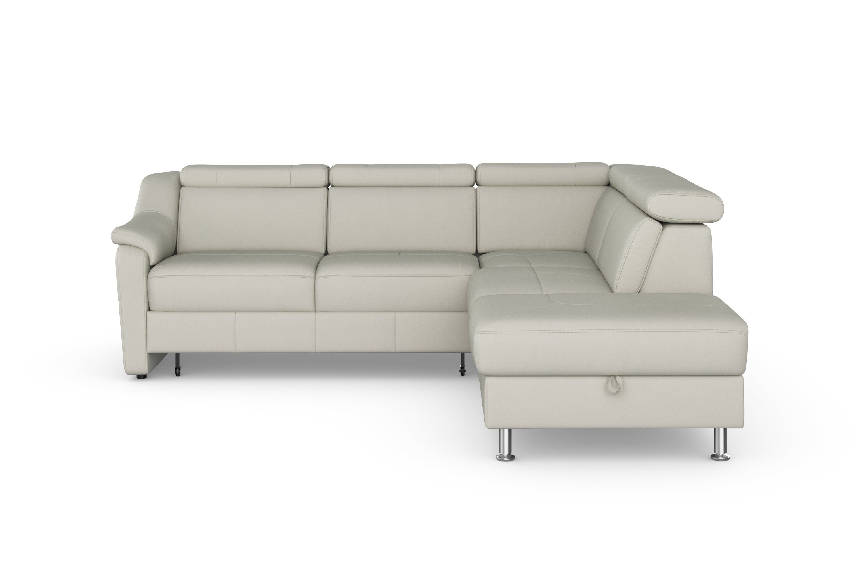 sit&more Ecksofa Freetown L-Form, inklusive Kopfteilverstellung und komfortablem Federkern