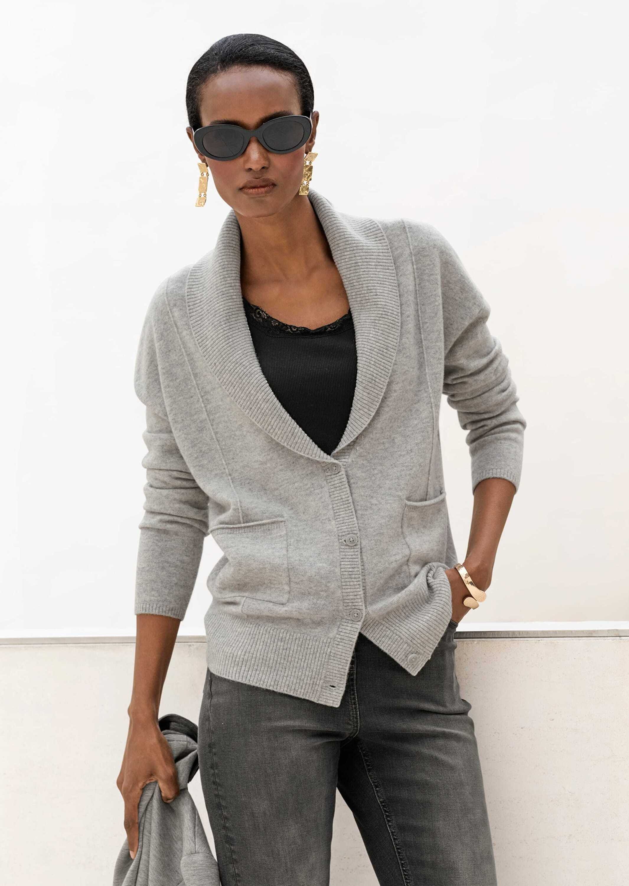 MADELEINE Strickjacke Strickjacke mit Good Cashmere