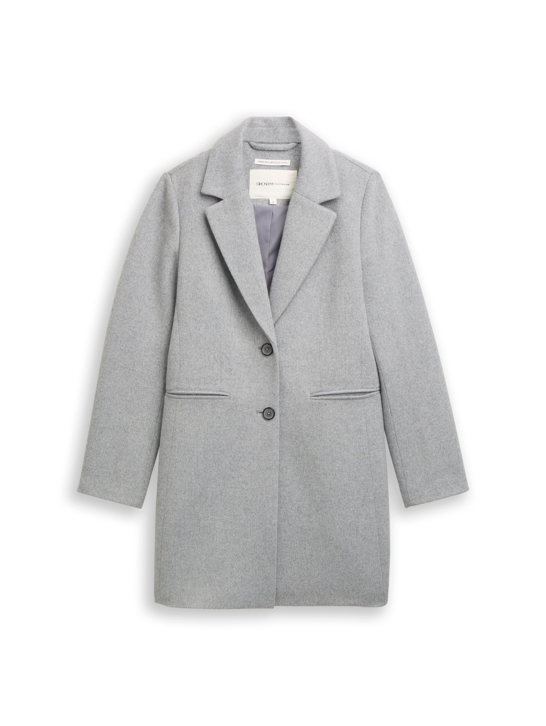TOM TAILOR Denim Kurzmantel mit Taschen