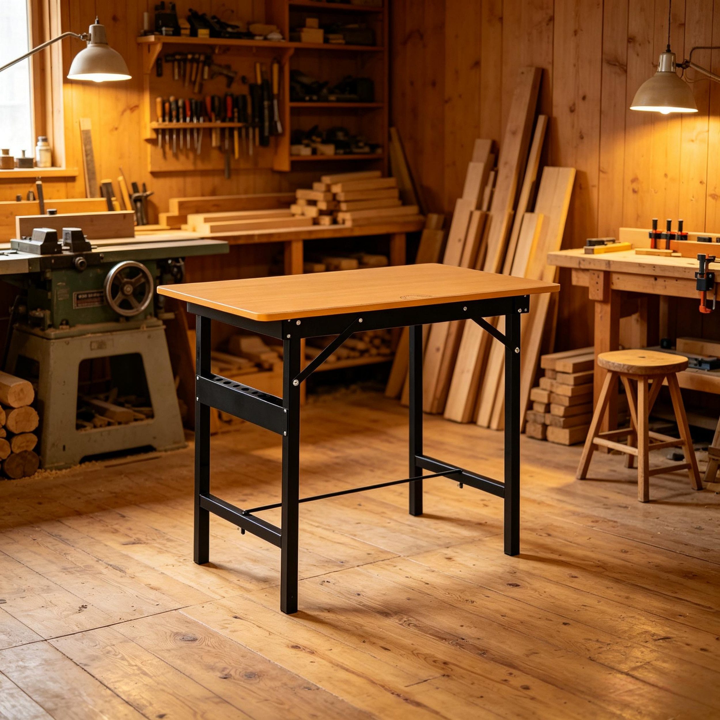 MC Star Klapptisch Klappbarer Arbeitstisch,Multifunktionaler Falttisch (Kompakter Falttisch (nur mit 1pcs Arbeitstisch)