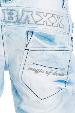 Cipo & Baxx Regular-fit-Jeans Herren Jeans BJ272 Hose mit stylischem Nahtdesign