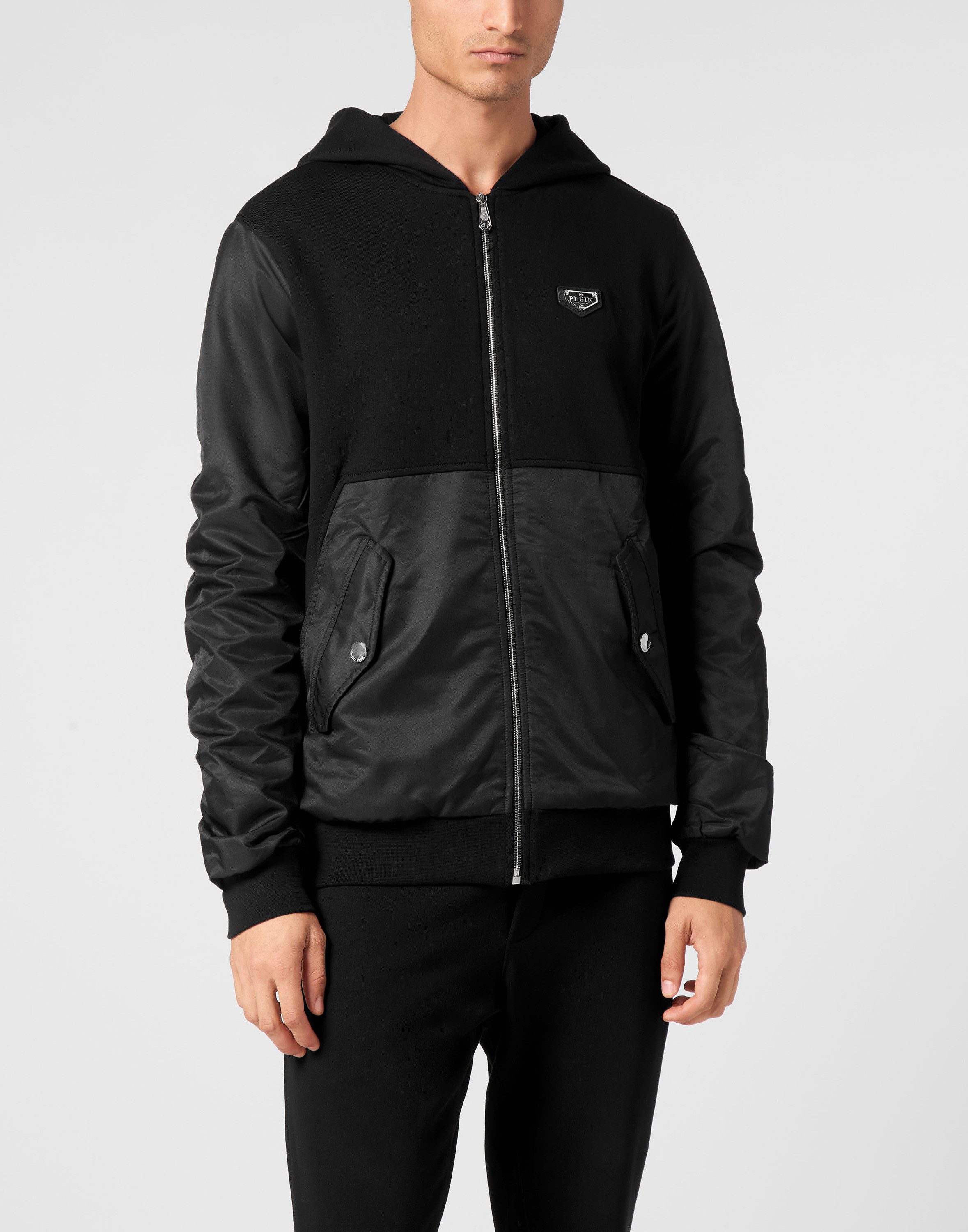 PHILIPP PLEIN Kapuzensweatjacke Iconic Plein günstig online kaufen