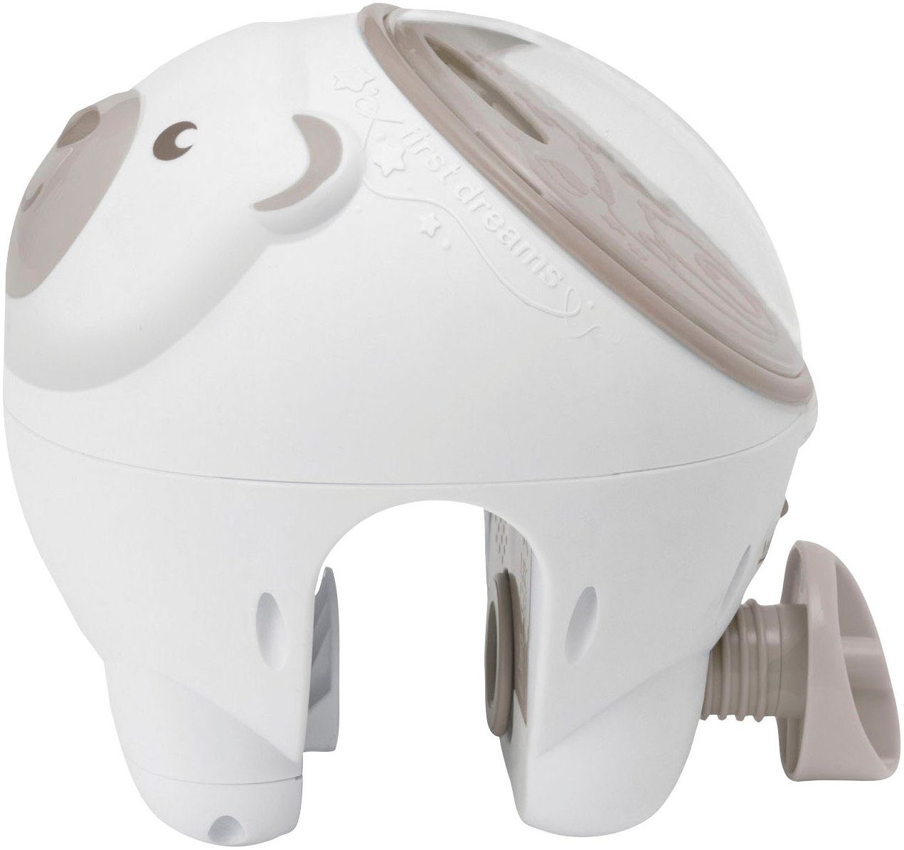 Chicco Nachtlicht Projektor Eisbär, beige, Deckenprojektion, Einschlafhilfe, Farbwechsel, Melodien, Nachtlichtfunktion, Farbwechsler, mit Projektor und Soundfunktion