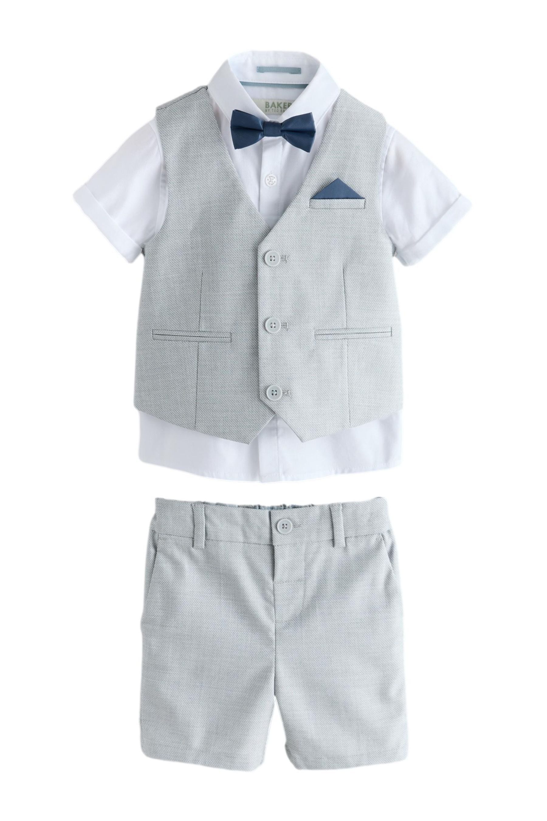 Baker by Ted Baker Kinderanzug Baker by Ted Baker Hemd, Weste und Shorts im Set (4-tlg)