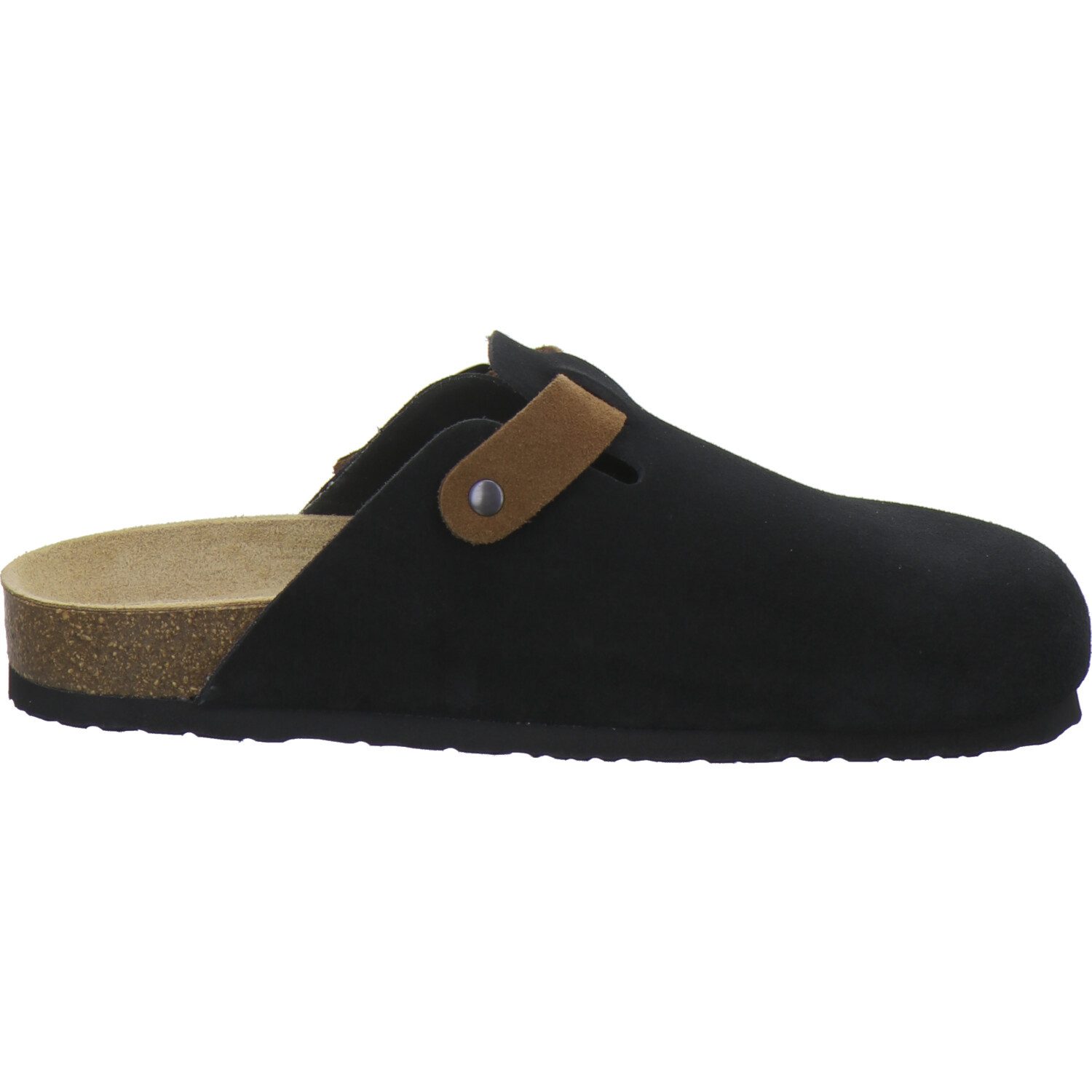 AFS-Schuhe 390020 Clogs Pantolette für Herren aus Leder mit Fußbett, Hausschuhe Made in Germany