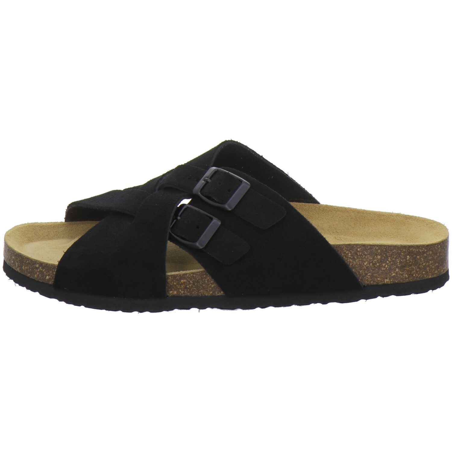 AFS-Schuhe 314297 Kralle Pantolette für Herren mit Fußbett, bequeme Sandalen aus Leder
