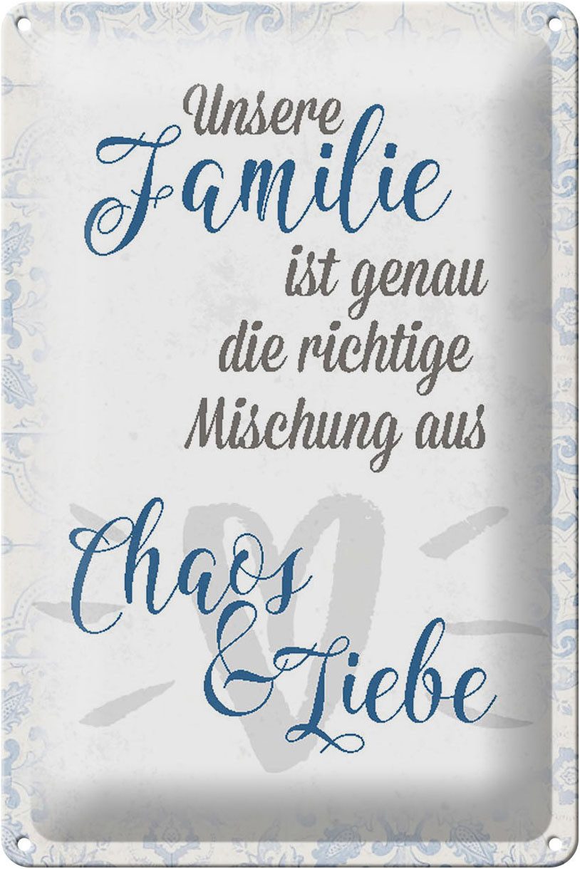 Hebold Metallschild Schild Blech 20x30cm Made in Germany Spruch