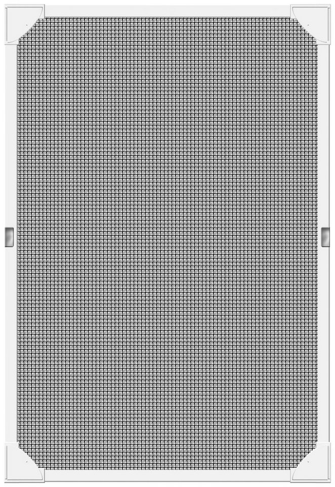 inkl. Rahmen, für Fiberglasgewebe SCHELLENBERG mit 140 x Magnetrahmen, 80 Dachfenster 50749 cm, Insektenschutz-Fensterrahmen weiß, Insektenschutz