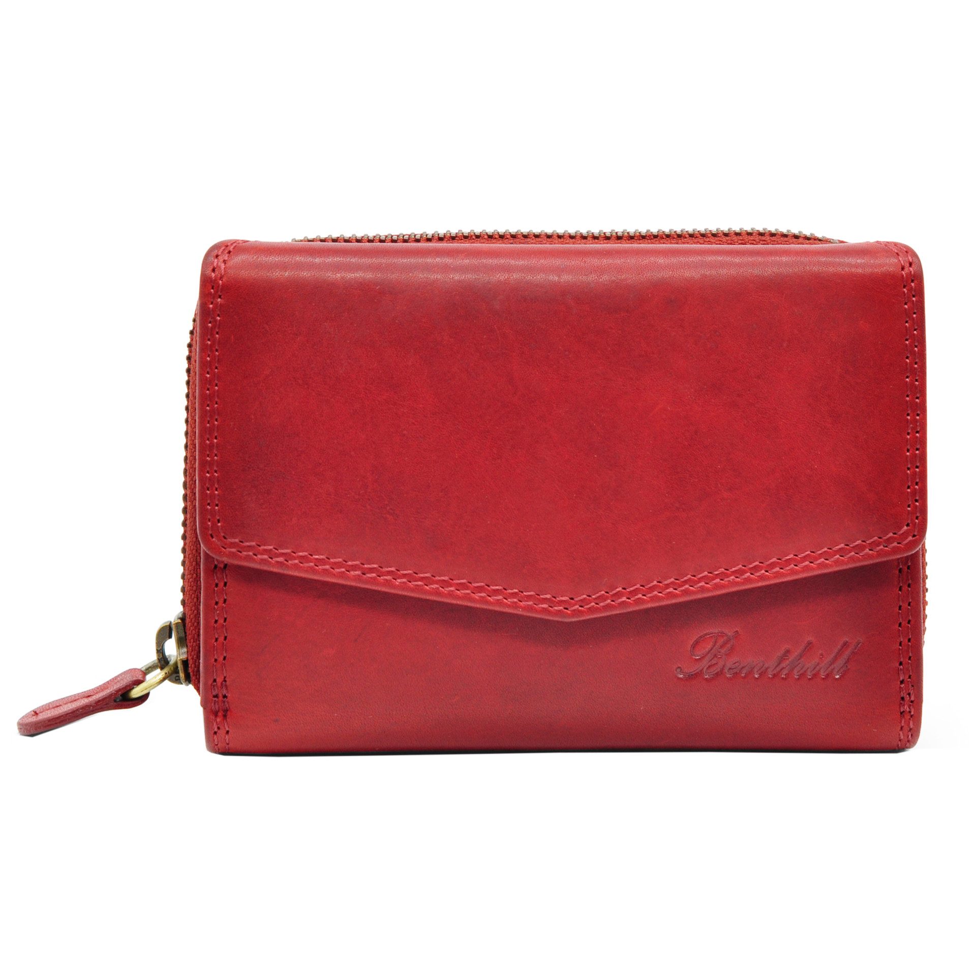 Benthill Geldbörse Damen Portemonnaie Echt Leder RFID Vintage Portmonee Gel günstig online kaufen
