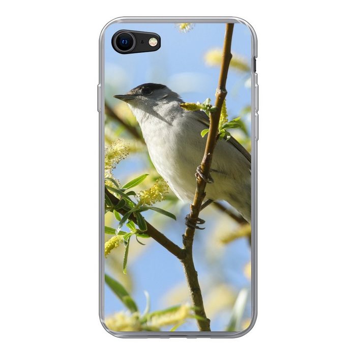 MuchoWow Handyhülle Vogel im Baum Handyhülle Apple iPhone SE (2020) Smartphone-Bumper Print Handy