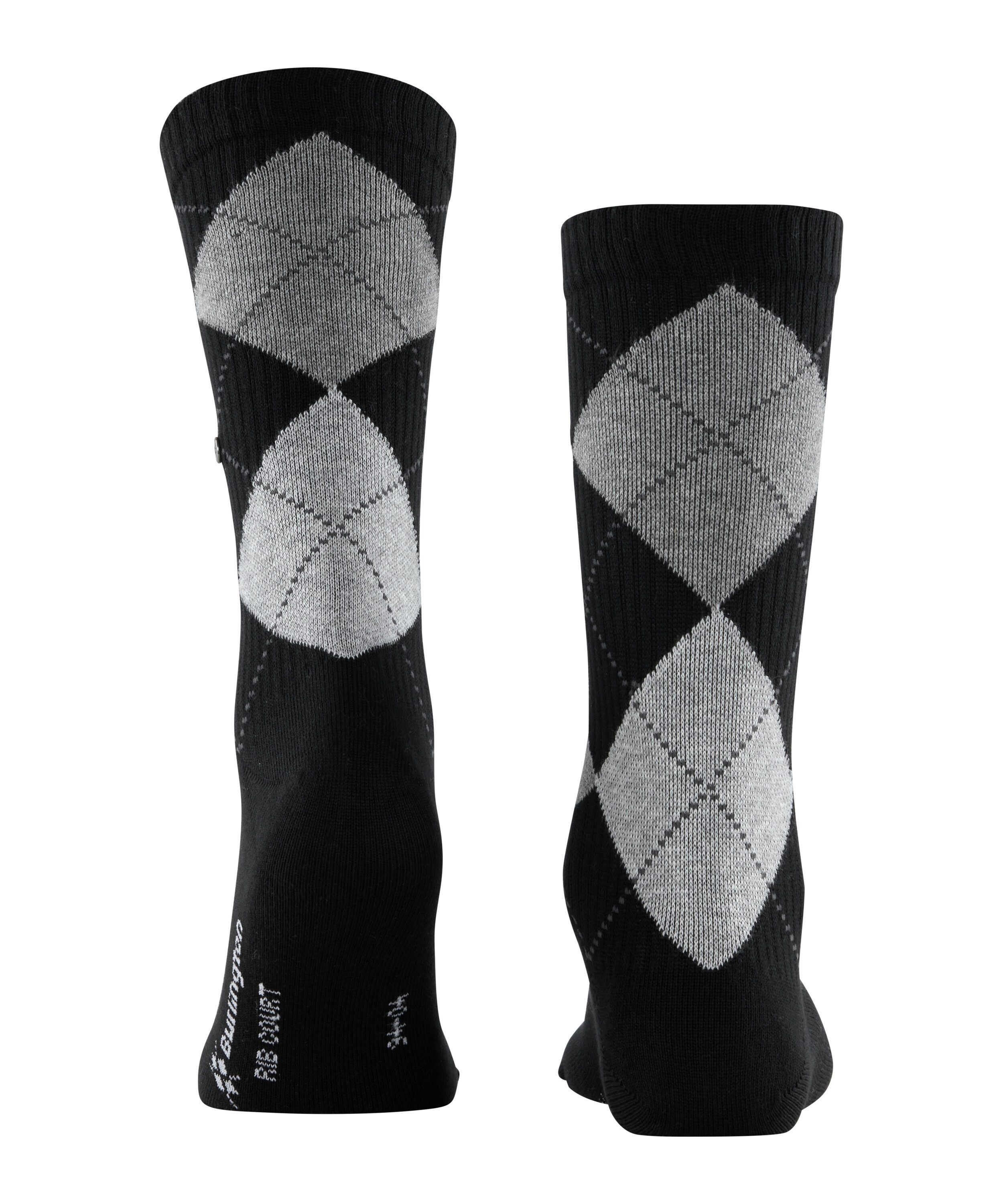 Burlington Socken Rib Court Einheitsgröße 40-46, Argyle-Muster, feine Rippenstruktur – Bild 3 von 5