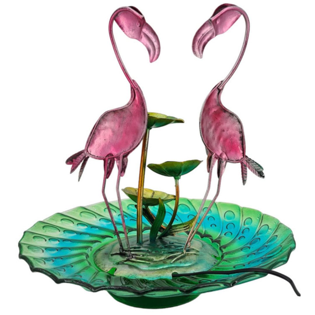 abc HOME Zimmerbrunnen Flamingos, Metall & günstig online kaufen