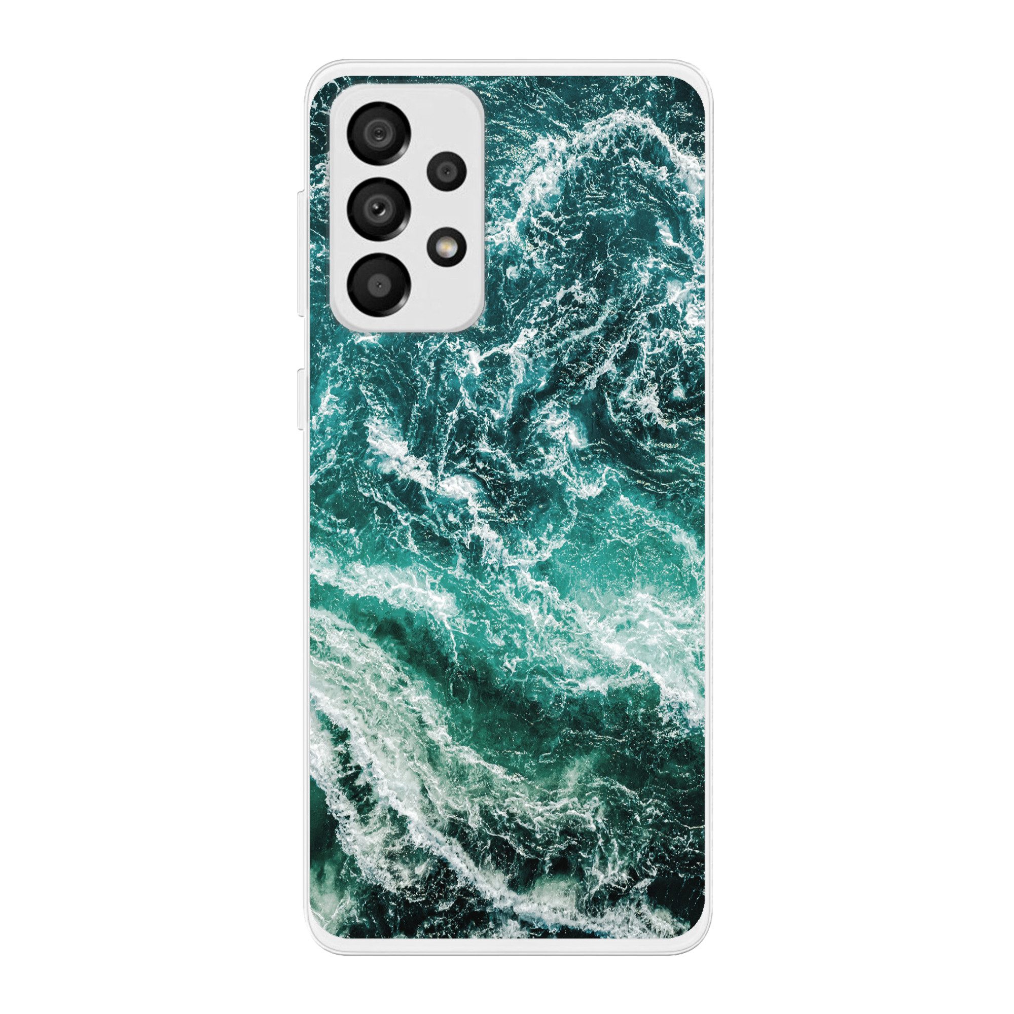 MuchoWow Handyhülle für Samsung Galaxy A33 Marmor - Gemustert - Natursteine, Smartphone-Bumper, Print, Handy Schutzhülle Dünn