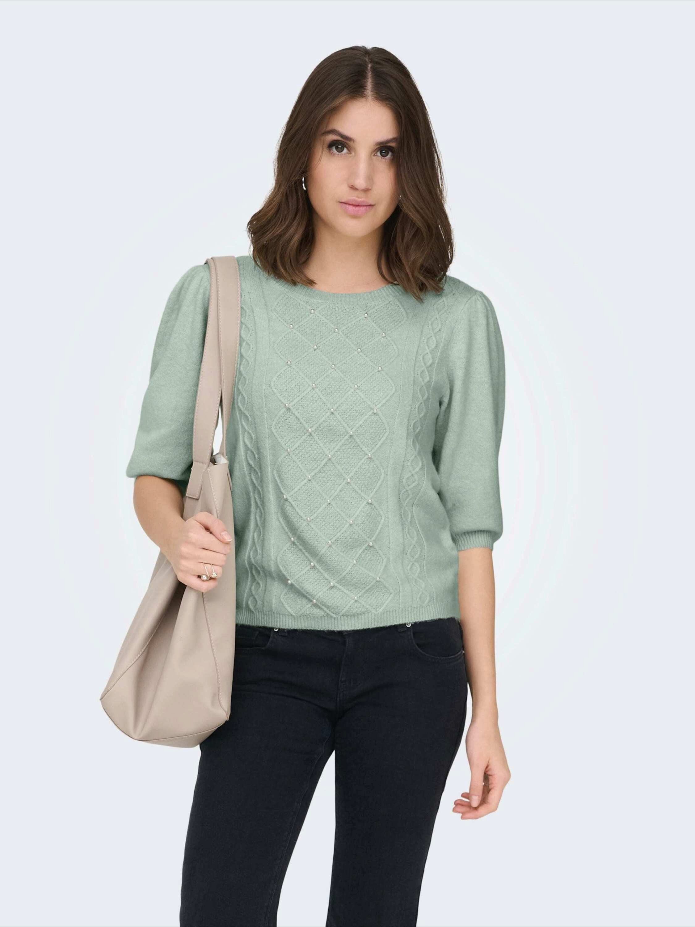 ONLY Strickpullover ONLGLORIA (1-tlg) Perlen