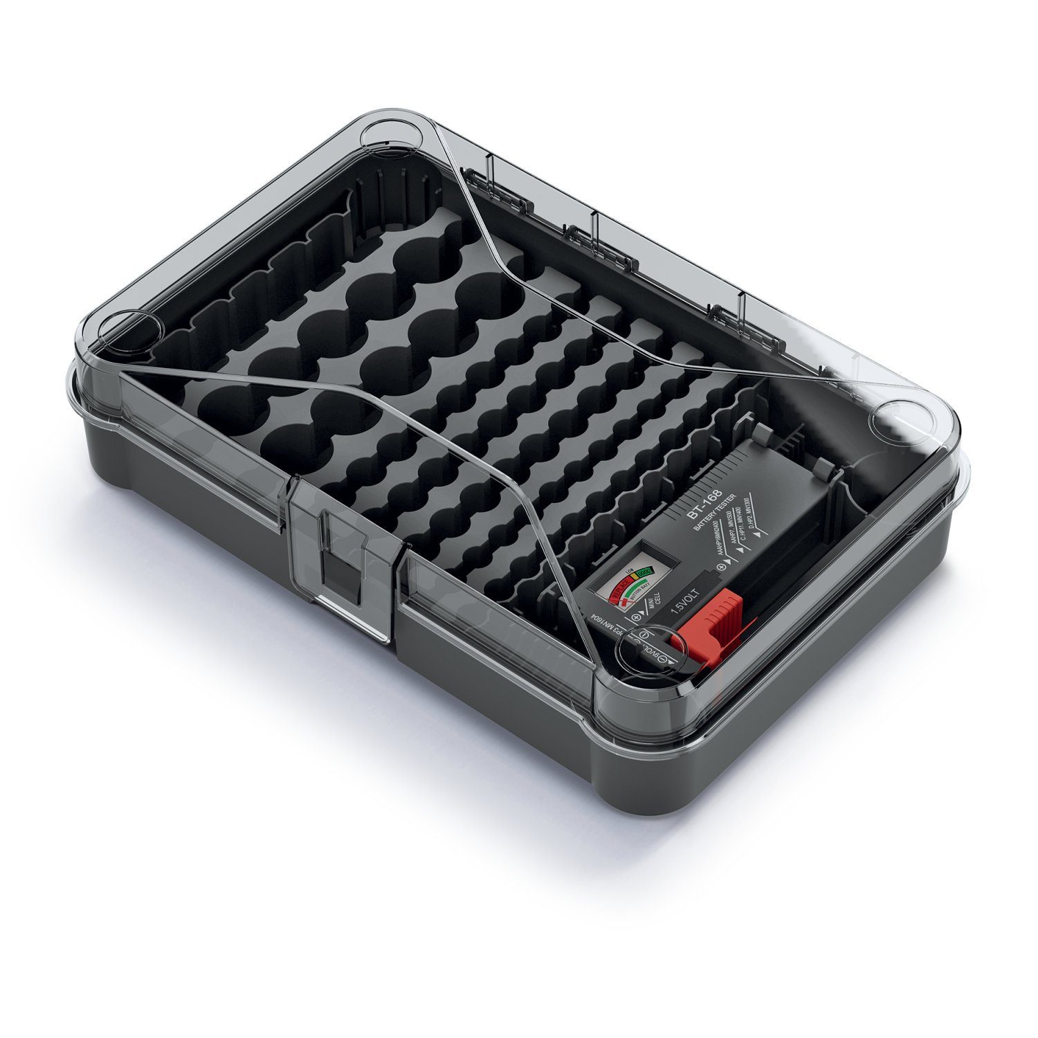 Kistenberg Aufbewahrungsbox KBBT, Batterie-Organizer mit Batterietester günstig online kaufen