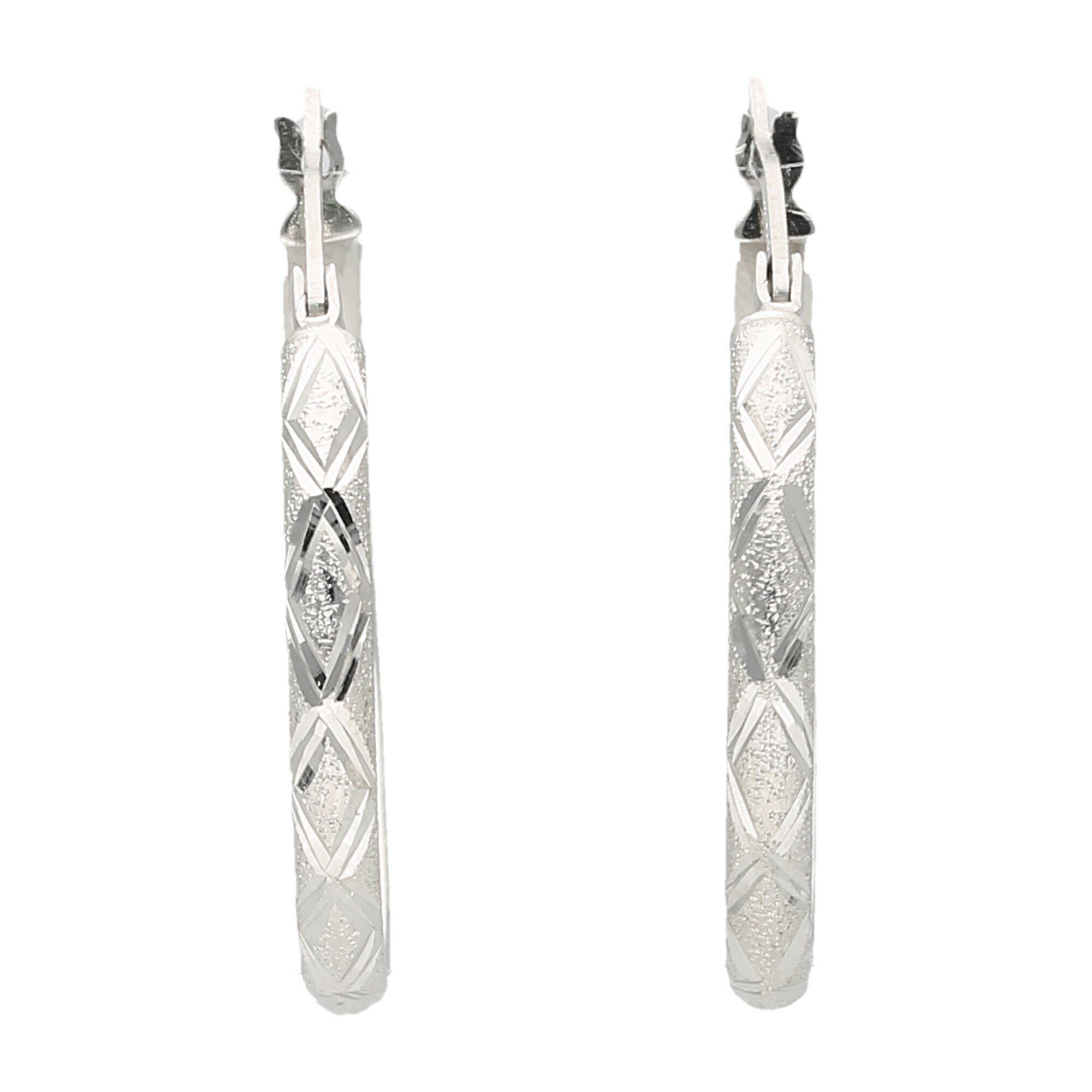 Smart Jewel Paar Creolen diamantiert, Silber 925 günstig online kaufen