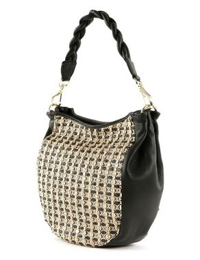 Abro Schultertasche Raffia Jacquard