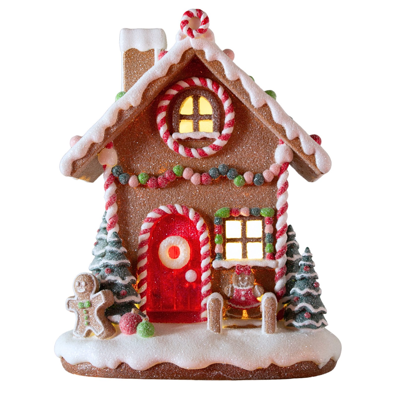 Christmas Paradise Weihnachtshaus LED Lebkuchenhaus 25cm, bunt