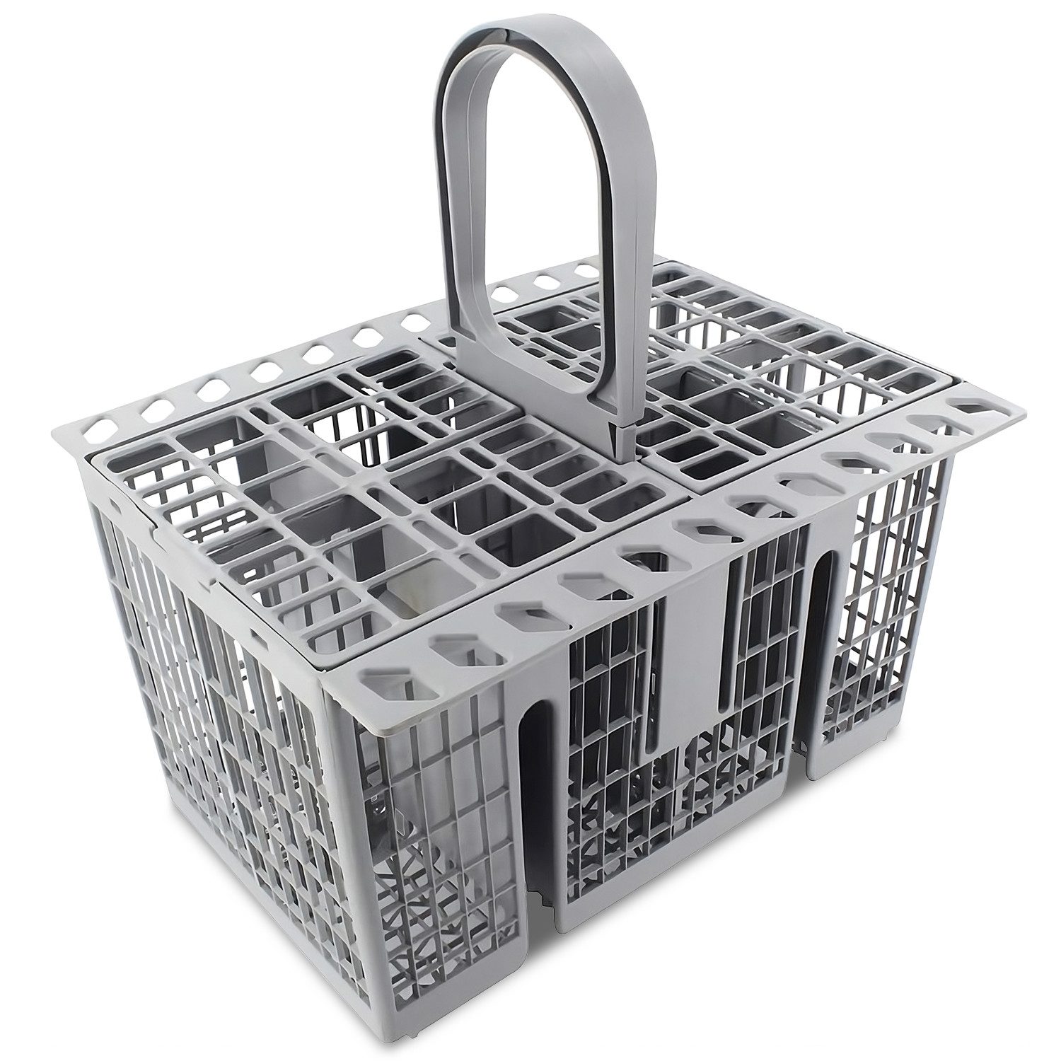VIOKS Geschirrspüleinsatz Besteckkorb Ersatz für Whirlpool 488000386607 Korb 220 x 207 x 160 mm, für Unterkorb in Geschirrspüler