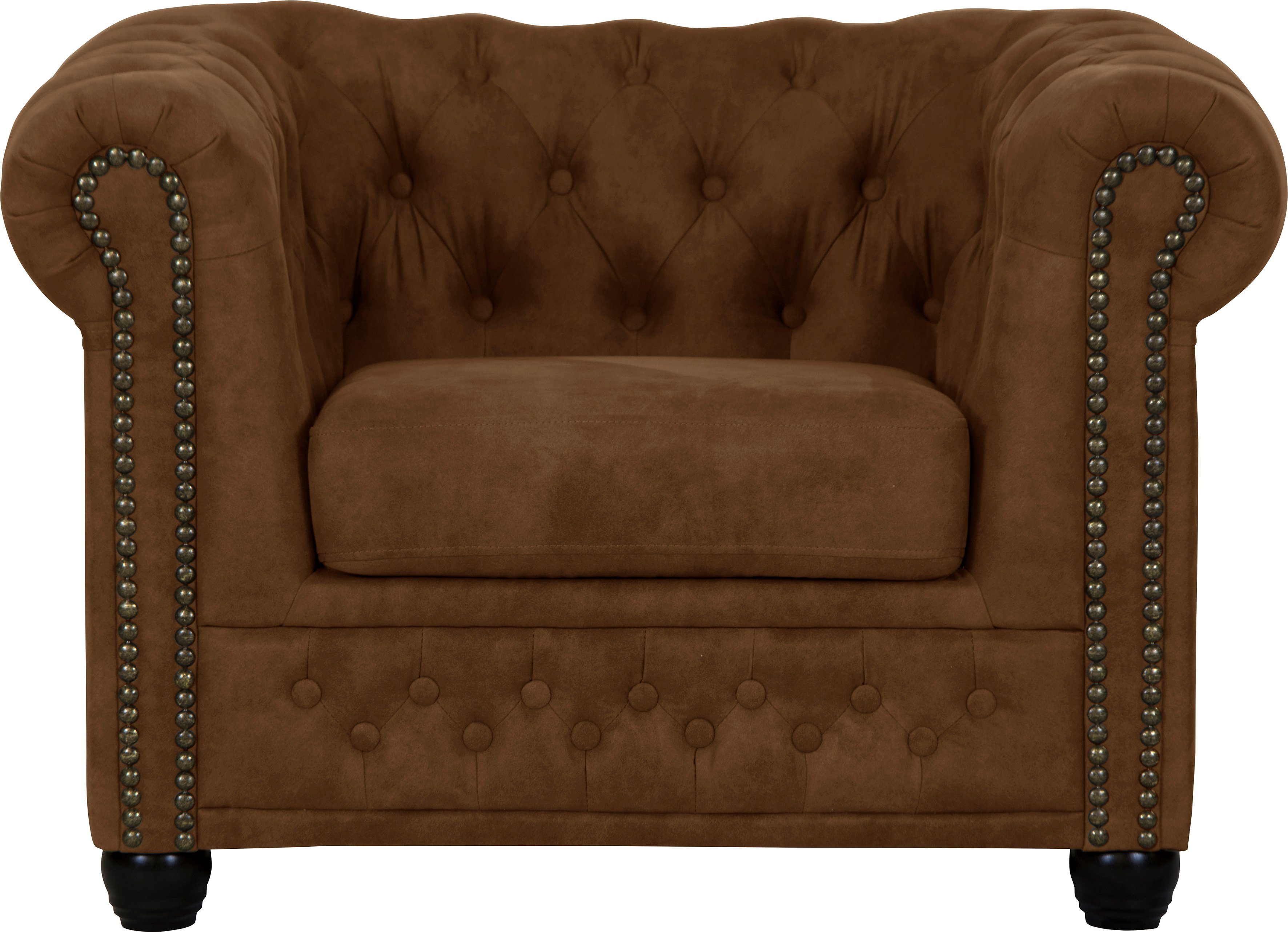 Home affaire Chesterfield-Sessel Rysum Sessel, passend zur Serie "Rysum" B/T/H: 94/86/72 cm