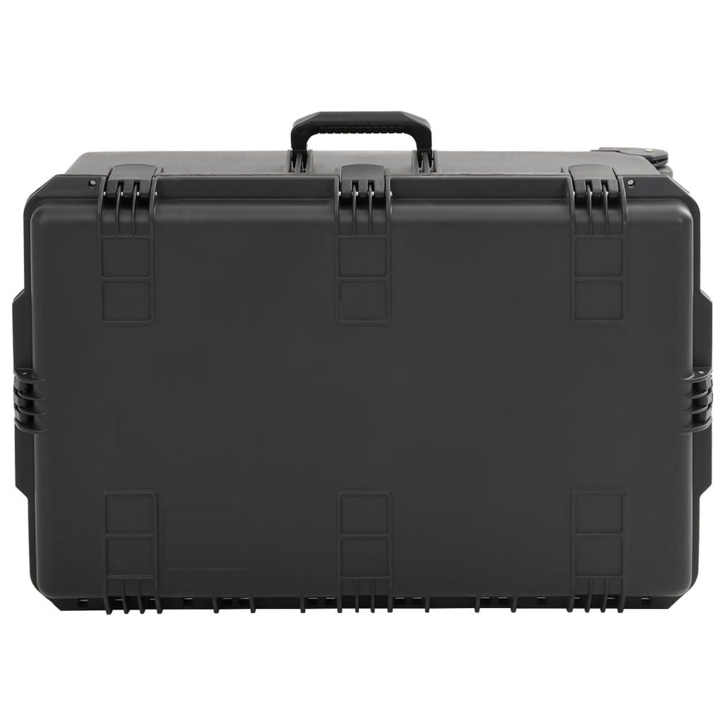 vidaXL Kameratasche Koffer für Flugreise Tragbar Schwarz 79,5x52x39 cm PP