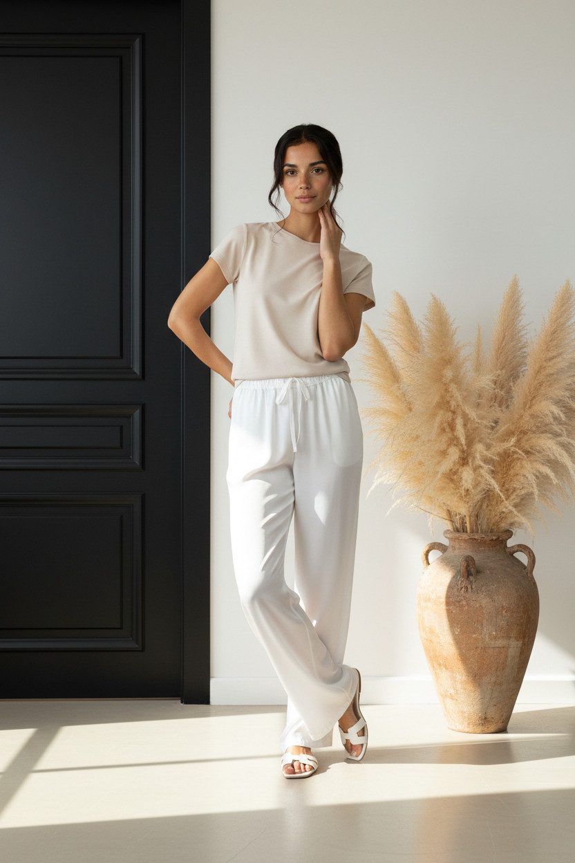 Zuckerwatte Palazzohose SILK TOUCH