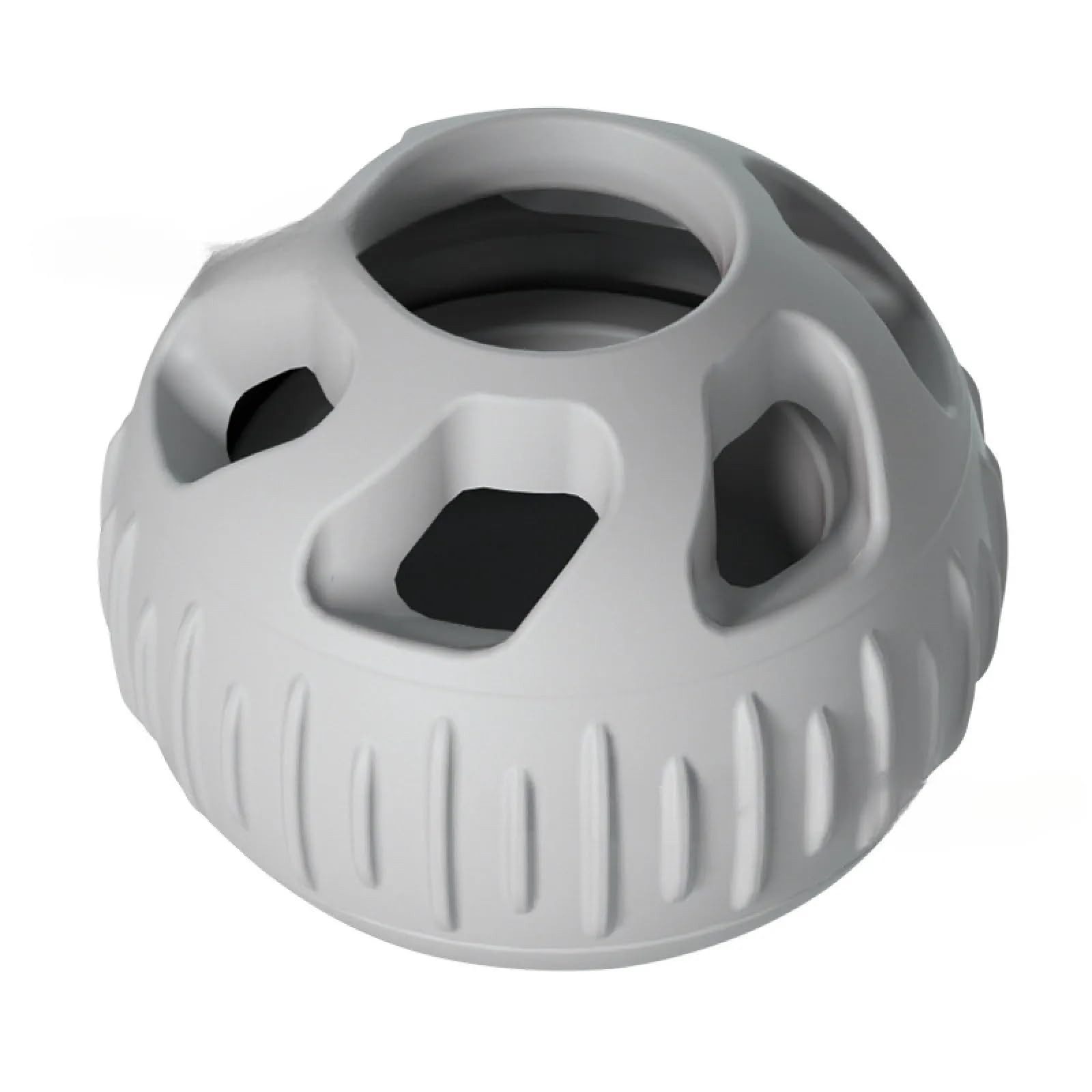 Ledander Snackball Interaktiver Leckerliball für Hunde,8 cm Hunde-Eis am Stiel-Spielzeug, nachfüllbarem Leckerli-Spender.Für große, kleine & mittlere Hunde