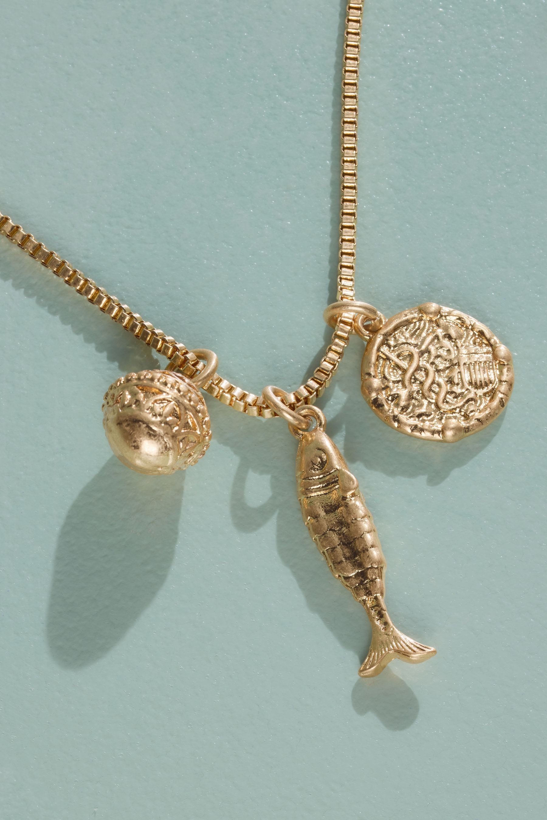 Next Charm-Kette Tabitha Simmons X Next mehrlagige Kette + Anhänger (3-tlg)
