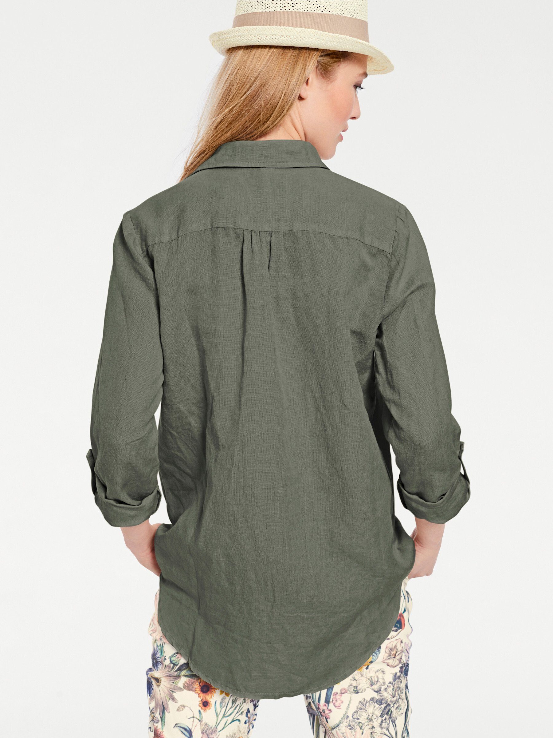 heine Klassische Bluse Longbluse Langarm