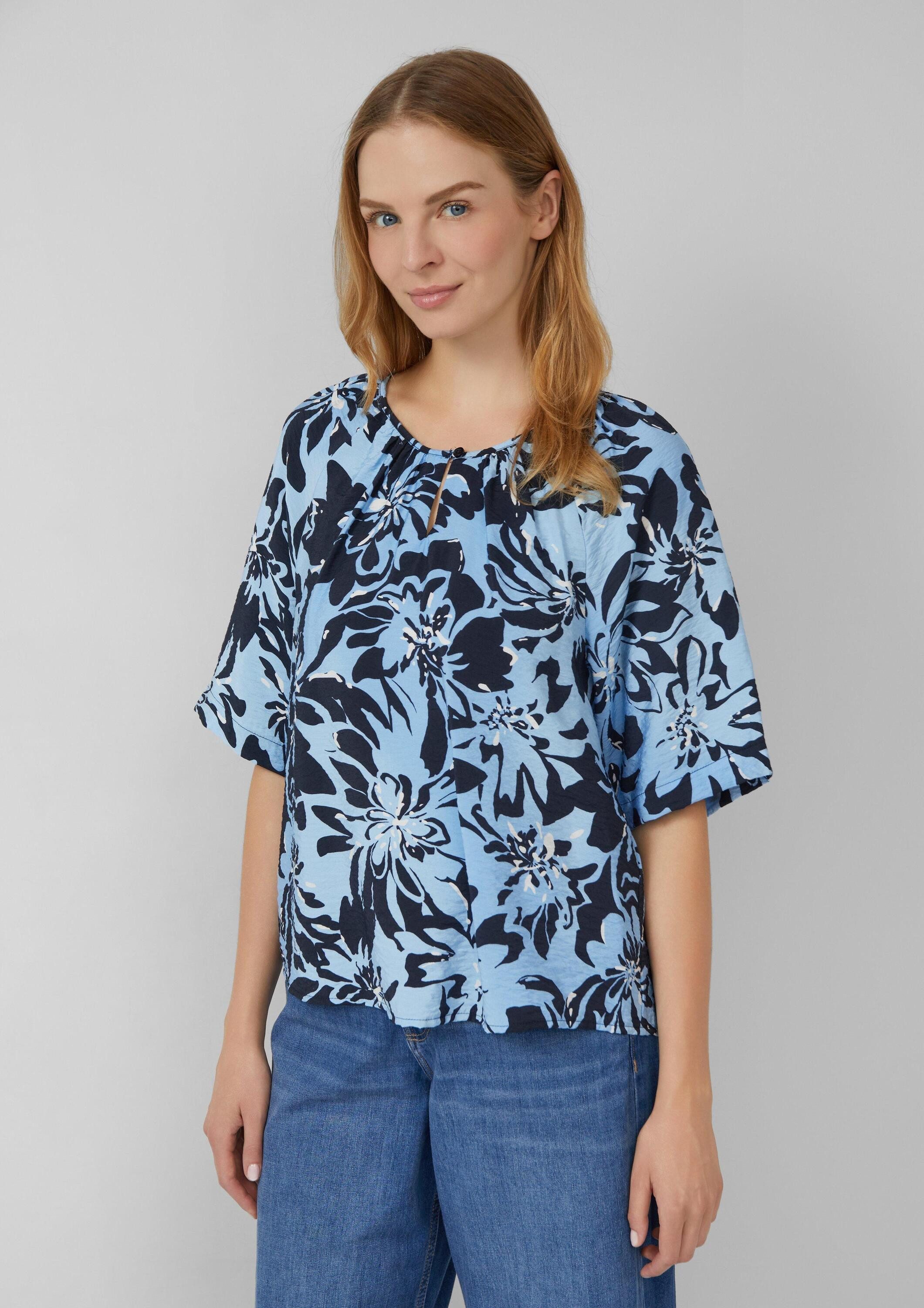 s.Oliver Kurzarmbluse Bluse (1-tlg) günstig online kaufen