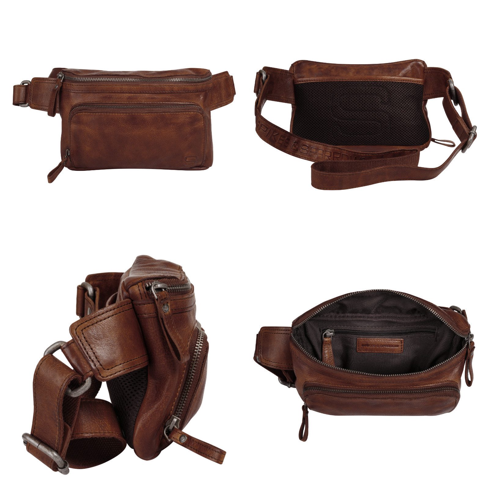 Spikes & Sparrow Gürteltasche, echt Leder günstig online kaufen