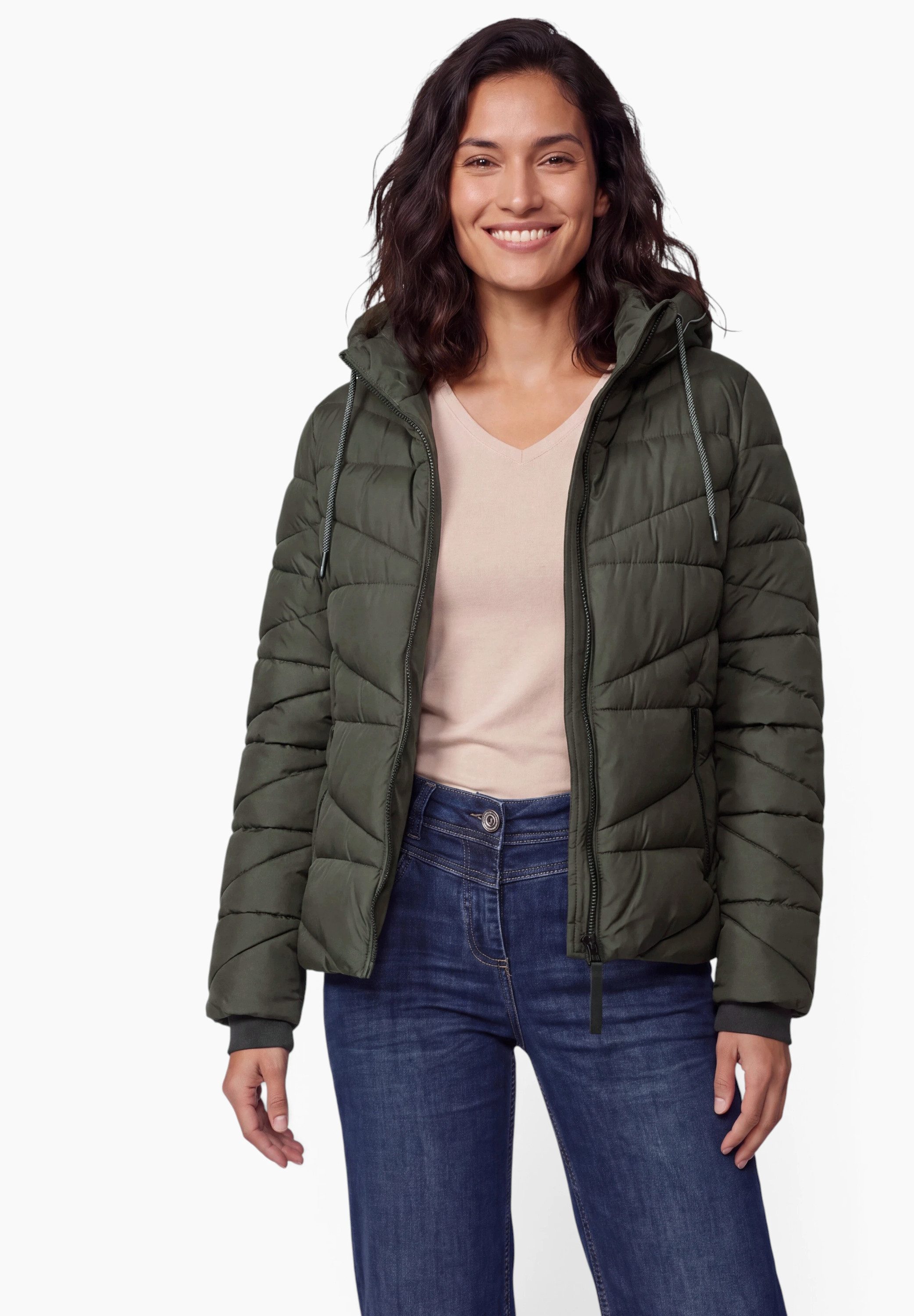 CECIL Steppjacke mit Kapuze