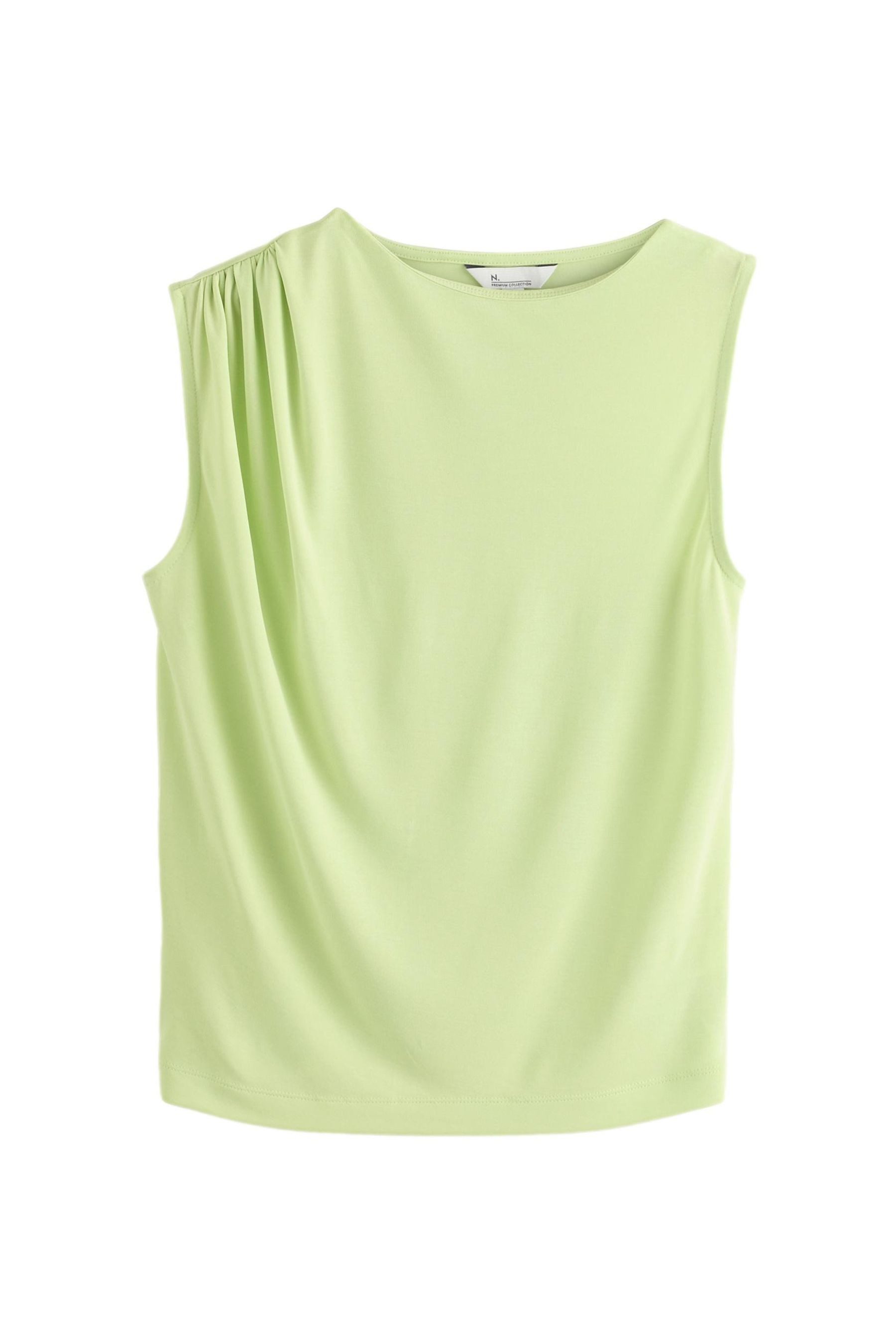 Next Blusentop Ärmelloses, gerafftes Oberteil aus Premium-Modal (1-tlg) günstig online kaufen