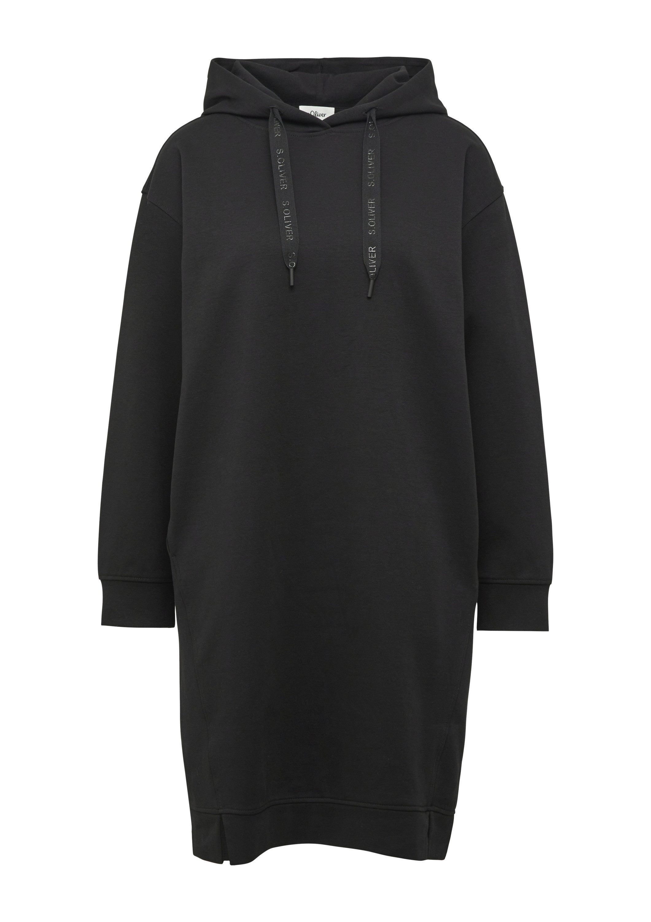 s.Oliver Minikleid Kleid Sweatkleid mit seitlichen Eingrifftaschen und Kapu günstig online kaufen
