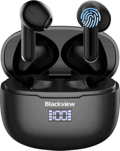 blackview Mit einzigartiger LED-Technologie den Ladezustand von Hülle In-Ear-Kopfhörer (Wasserdicht nach IPX7-Standard: Zuverlässiger Schutz vor Regen und Schweiß für uneingeschränkten Einsatz in verschiedenen Umgebungen, mit 13-mm-Graphen-Treibern & präziser Audioabstimmung für tiefen Bass)