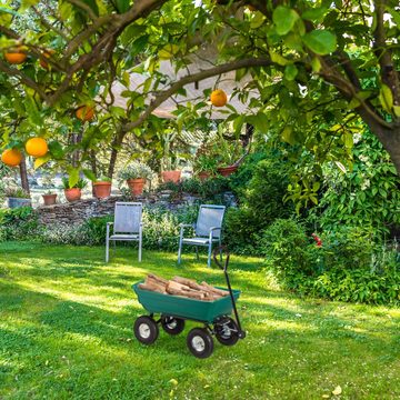 relaxdays Bollerwagen Kippwagen Garten