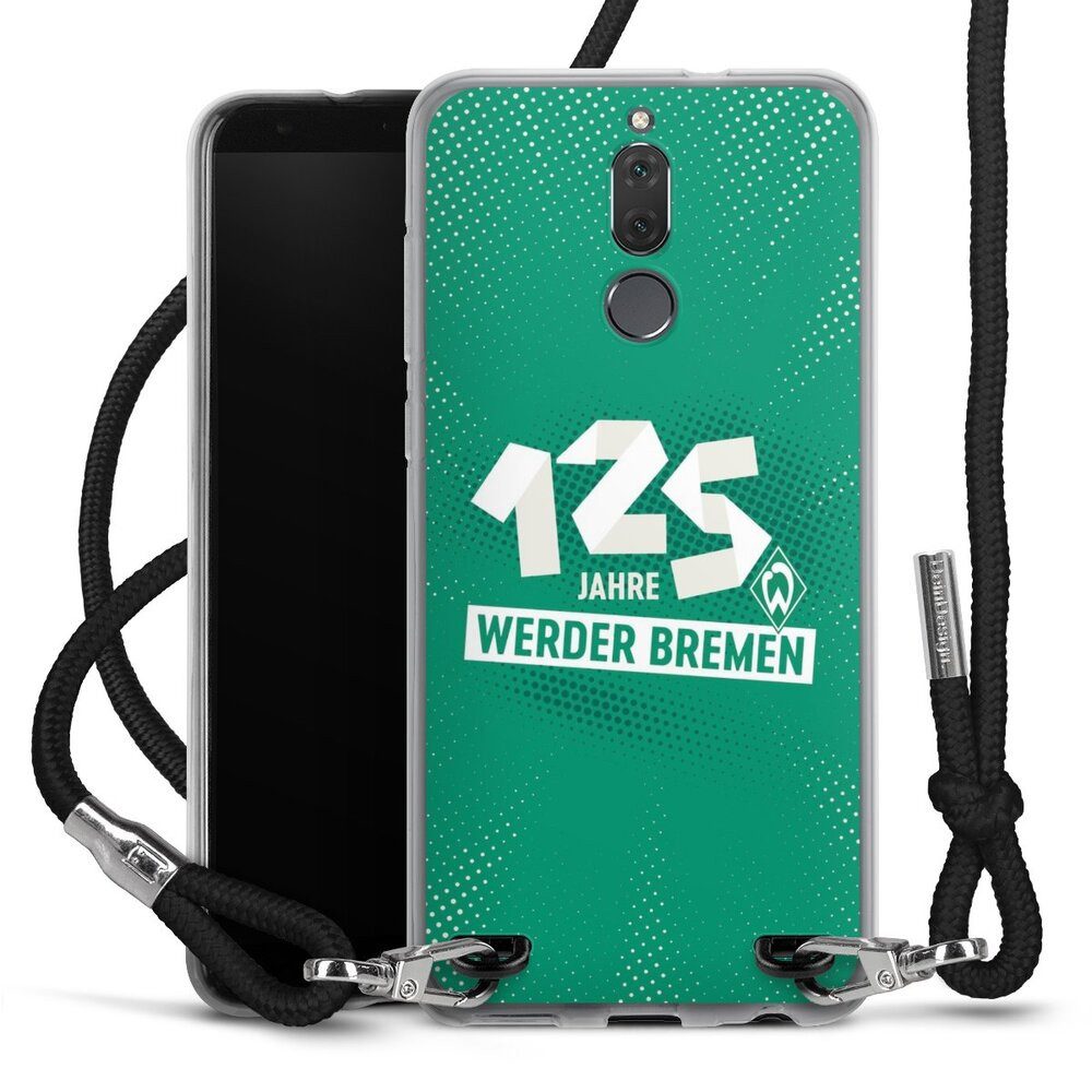 DeinDesign Handyhülle 125 Jahre Werder Bremen Offizielles Lizenzprodukt, Huawei Mate 10 lite Handykette Hülle mit Band Case zum Umhängen