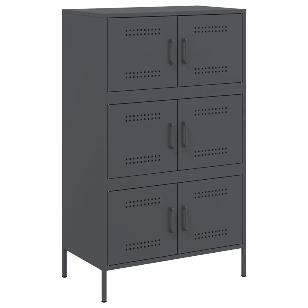 vidaXL Highboard Highboard Anthrazit 68x39x113 cm günstig online kaufen