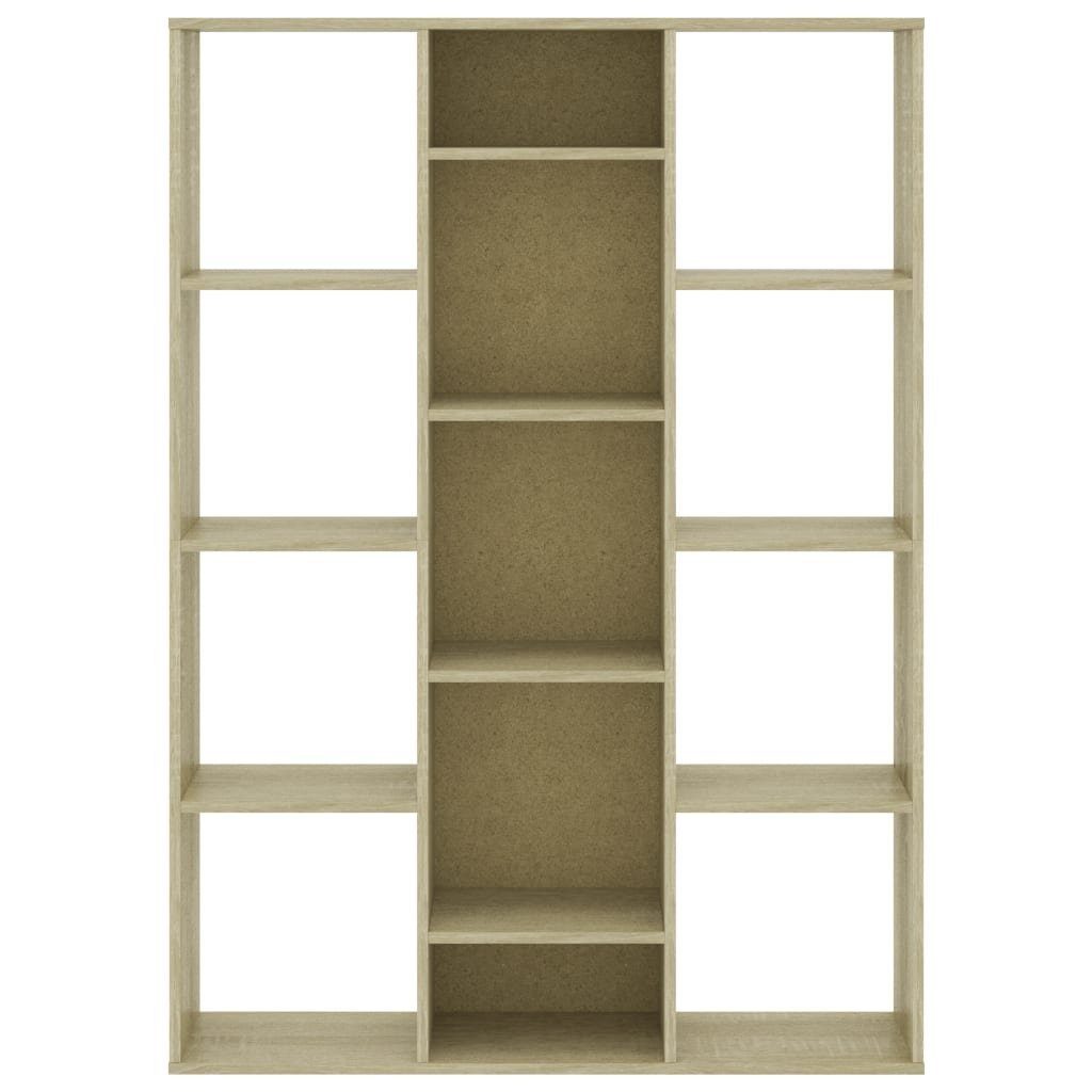 cm Raumteiler furnicato Holzwerkstoff Raumteiler/Bücherregal 100x24x140 Sonoma-Eiche