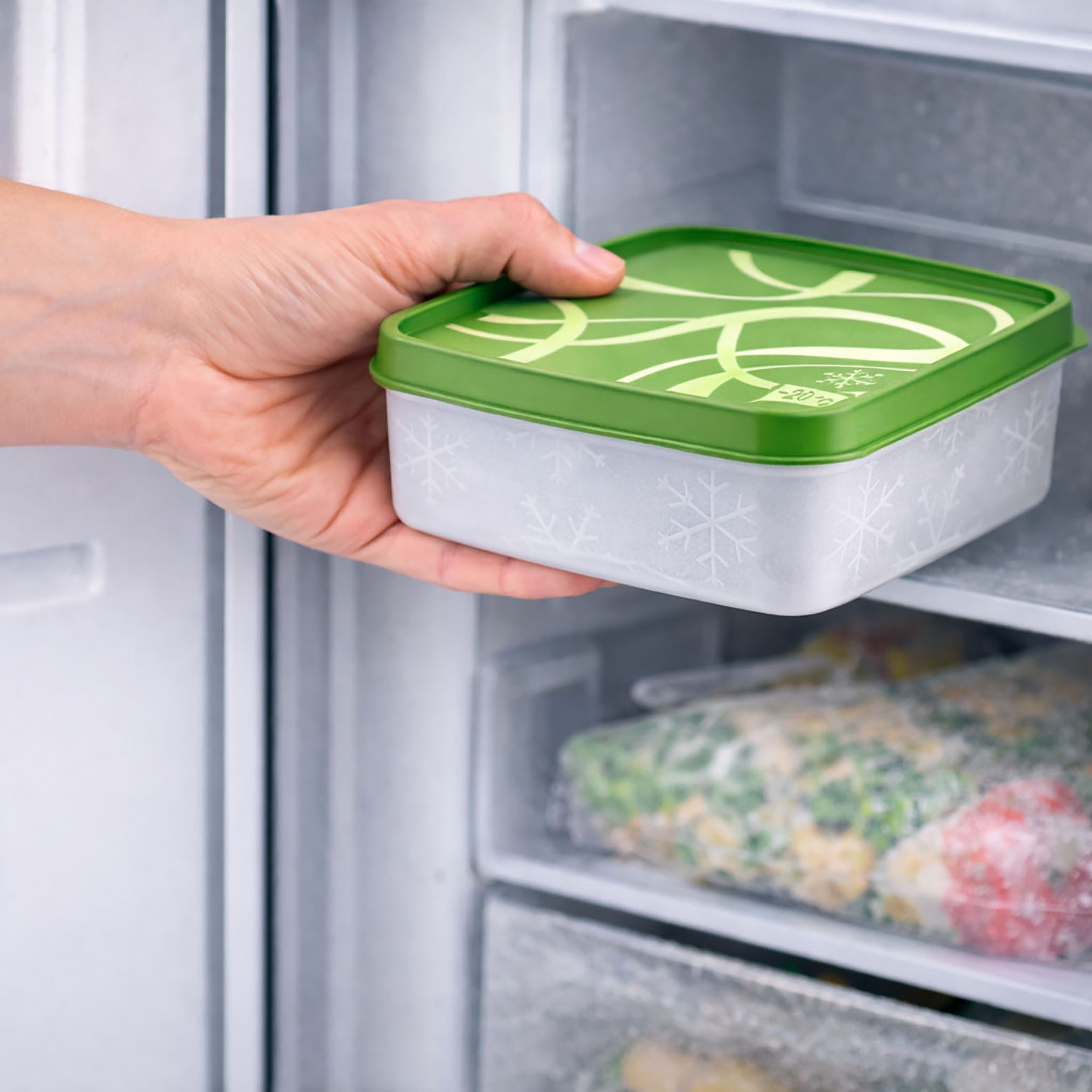 Annastore Vorratsdose Hochwertige Tiefkühldosen - Gefrierdosen - Tiefkühlboxen, von -20°C bis + 100°C - Gefrierboxen Luftdicht – Bild 4 von 5