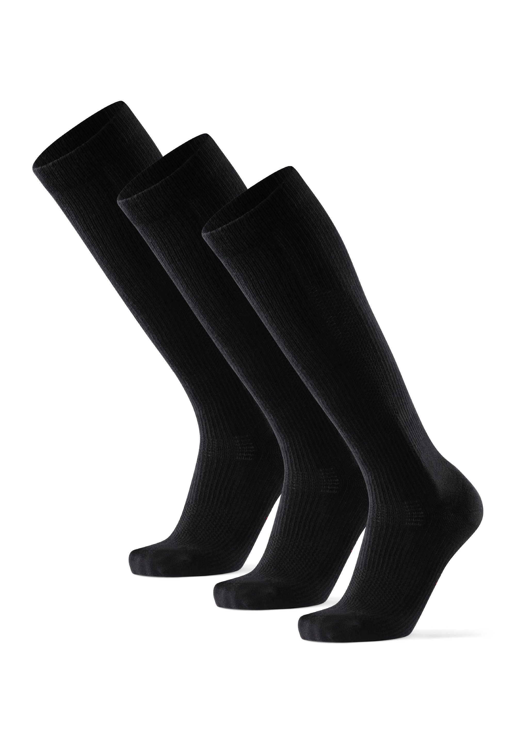 DANISH ENDURANCE Basicsocken Organic Compression (Packung, 3-Paar) aus Baumwolle, 14-18 mmHg