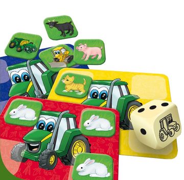 Schmidt Spiele Spiel, 51264 John Deere, Johnny & Co. - Kinder-Traktorspi