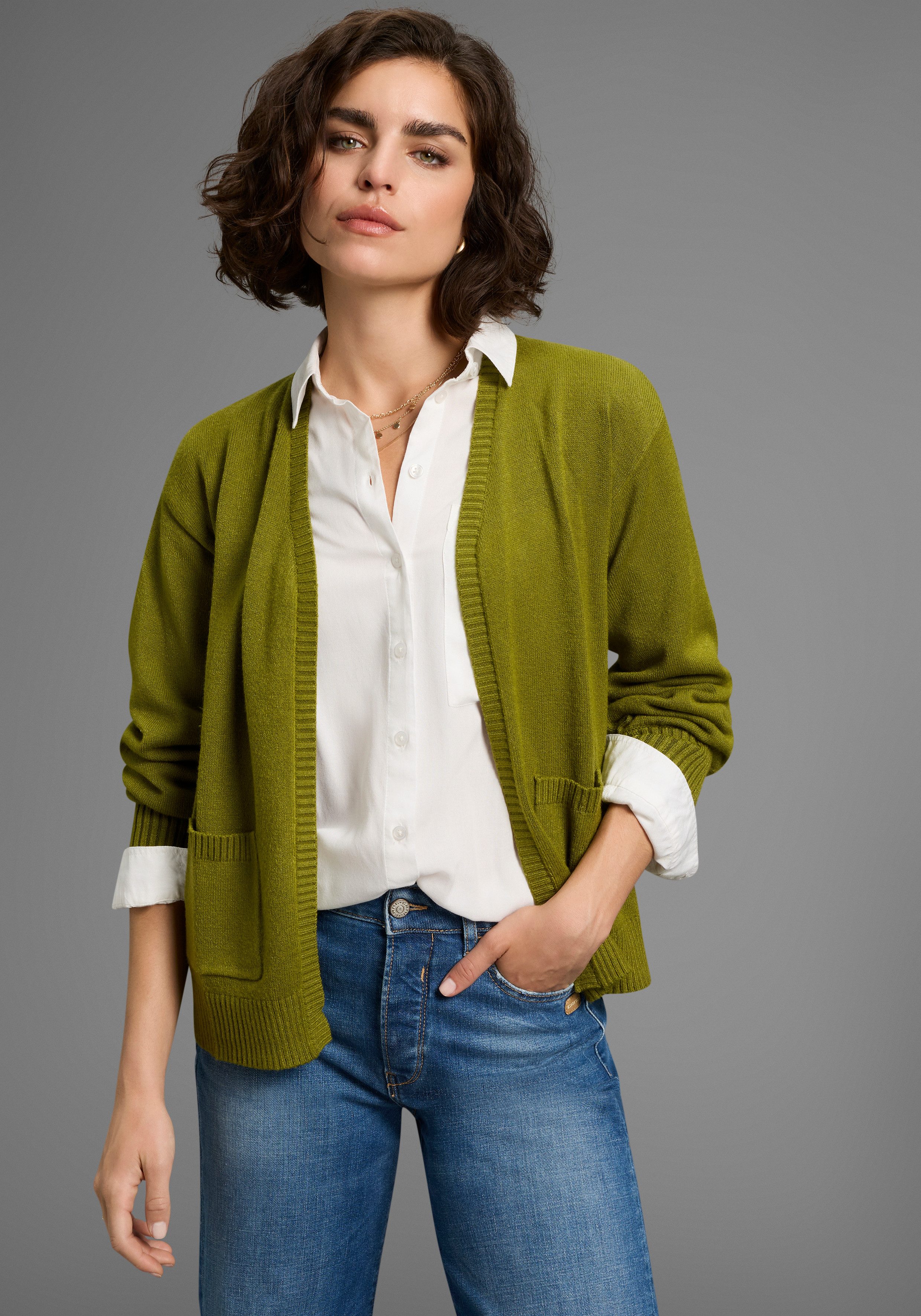 Laura Scott Strickjacke in Oversize günstig online kaufen