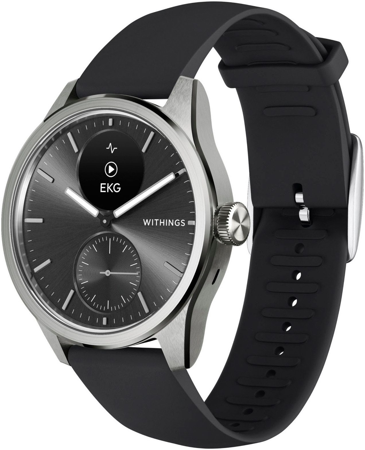 ScanWatch 2 42mm, hybrid, Akku bis 30 Tage, 50 M Wasserdicht Smartwatch
