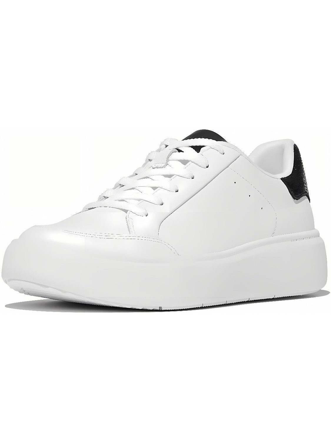 Rtg Sequin-Backtab Leather Sneakers Sneaker