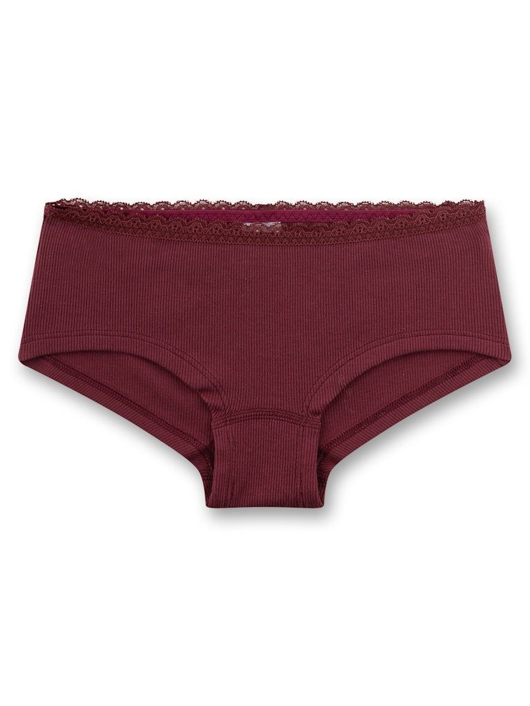 Sanetta Panty Mädchen Panty aus Baumwollmix mit Spitze und Rippstruktur