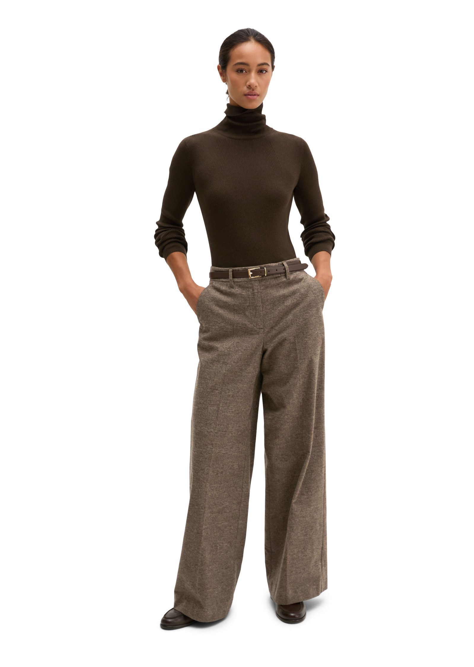 Marc O'Polo Stehkragenpullover aus Organic Cotton – Bild 5 von 5