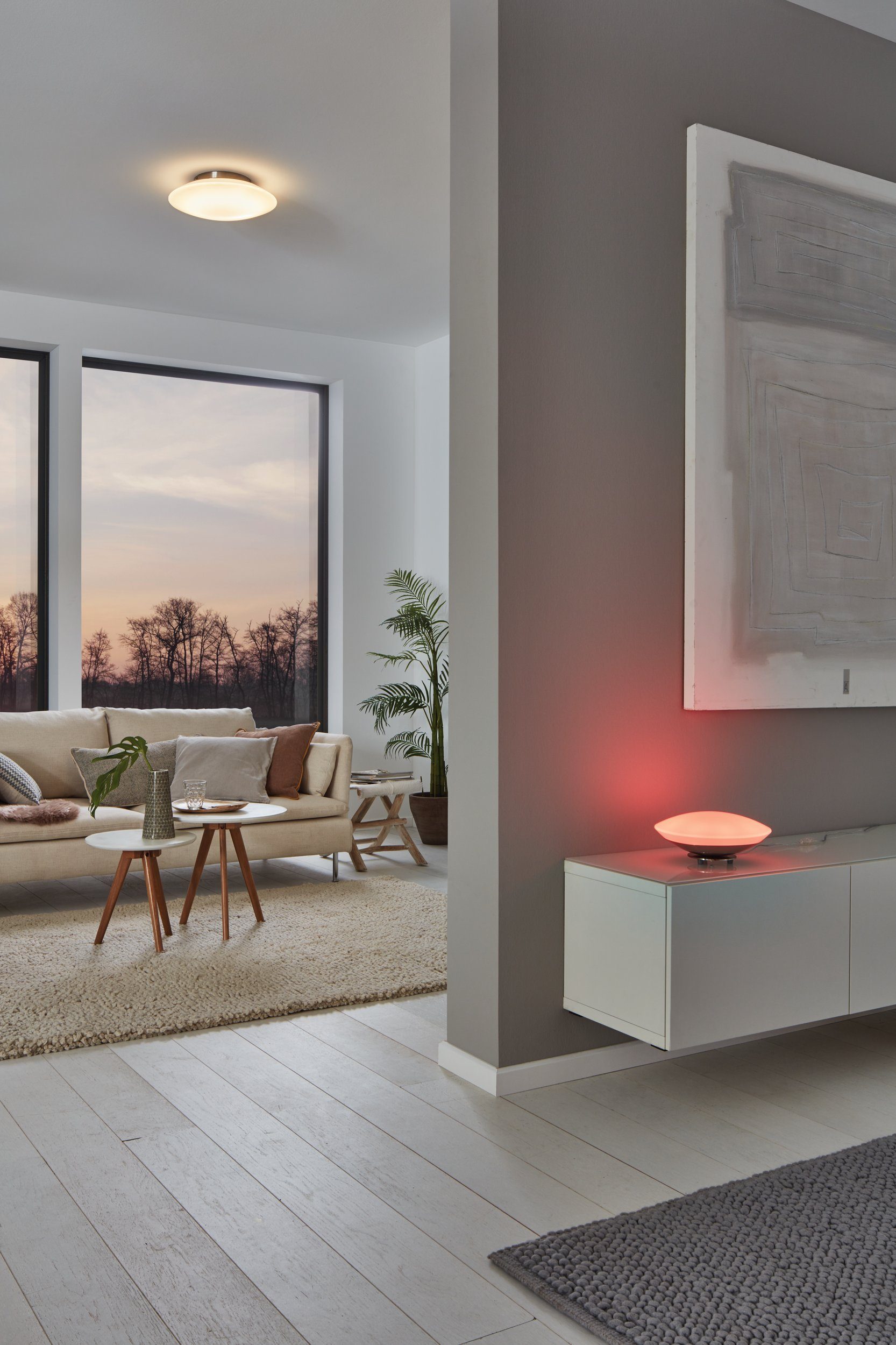 EGLO LED Tischleuchte Frattina-c, Leuchtmittel inklusive, Tischlampe, Tisch günstig online kaufen